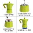 【EXCELSA】Chicco義式摩卡壺 紅1杯(濃縮咖啡 摩卡咖啡壺)