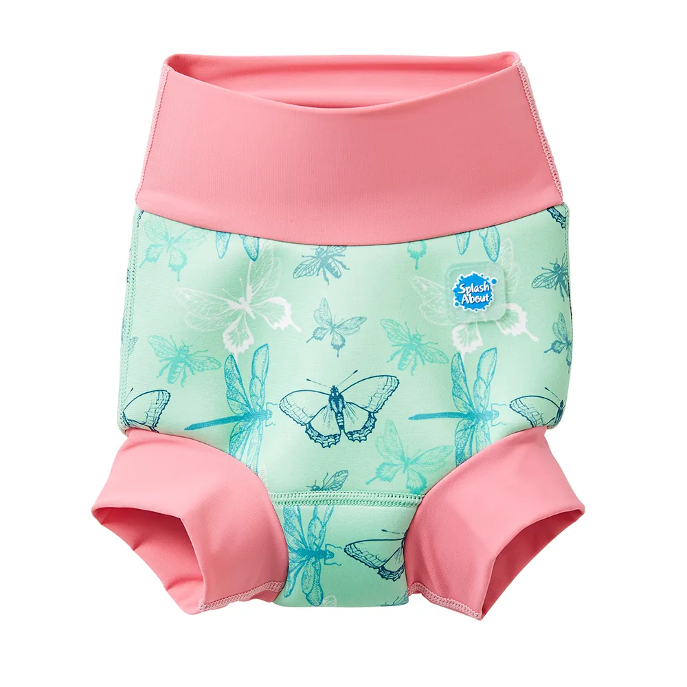 【Splash About 潑寶】尿布褲 3D 游泳- 花漾蜻蜓(嬰兒泳褲)