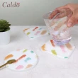 【Caldo 卡朵生活】繽紛塗鴉珪藻土吸水杯墊/皂墊二入組