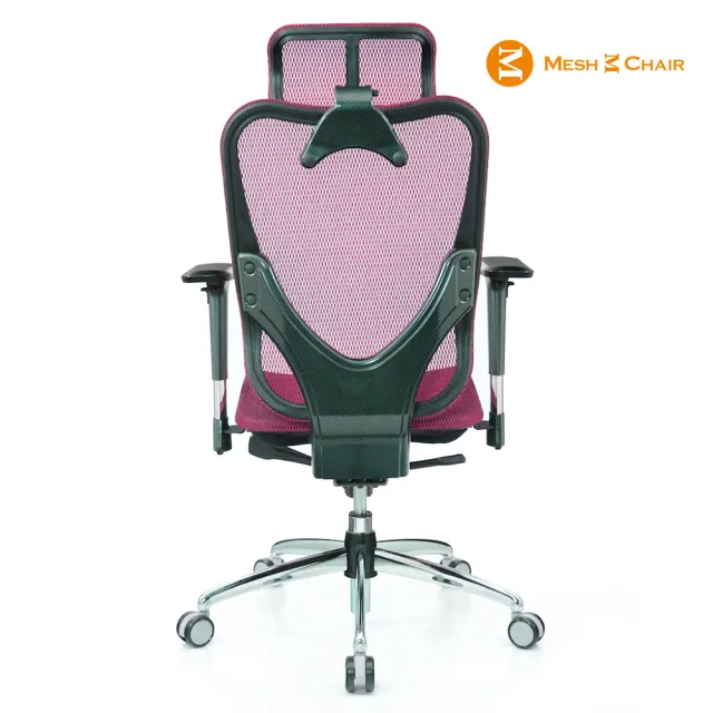 【Mesh 3 Chair】華爾滋人體工學網椅-精裝版-紅色(人體工學椅、網椅、電腦椅、主管椅)