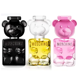 【MOSCHINO】熊芯未泯２+TOY BOY+泡泡熊(5ml小香組合 公司貨)