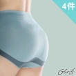 【Glorils  高叡熙】4件組 現貨 素色提臀高腰無痕內褲(隨機)
