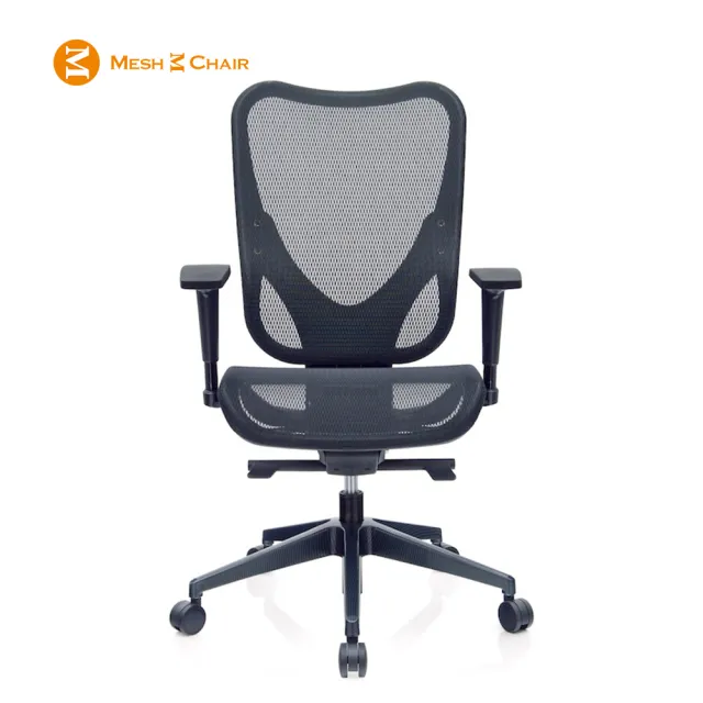【Mesh 3 Chair】華爾滋人體工學網椅-無頭枕-酷黑(人體工學椅、網椅、電腦椅)
