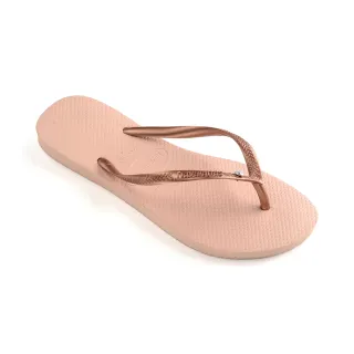 【havaianas 哈瓦仕】拖鞋 女鞋 夾腳拖 人字拖 巴西 水晶 Crystal SW II 芭蕾粉 4145651-0076W