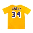【NBA】M&N NBA 青少年 N&N 短袖上衣 湖人隊 #34 Shaquille ONeal(WN2B7BMR1-LAKSO)