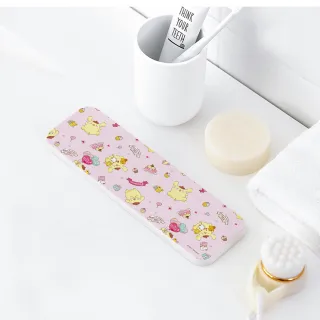 【收納王妃】三麗鷗Sanrio  布丁狗25周年 硬式珪藻土 吸水 洗漱墊 漱口杯架 硅藻土 瀝水(尺寸:24X8X0.9CM)