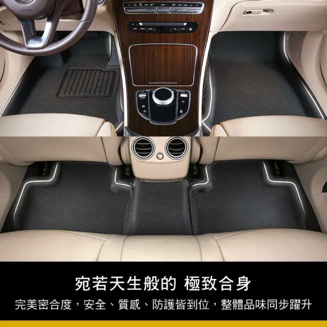 【3D】卡固立體汽車踏墊 Honda HR-V  2014~2021(汽油版限定)