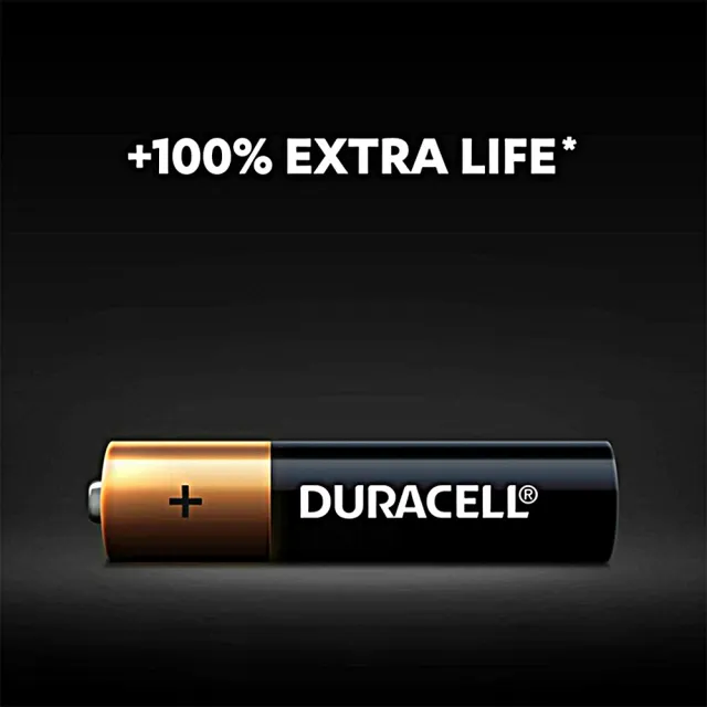 【DURACELL】金頂超能量鹼性電池 4號AAA 8入裝