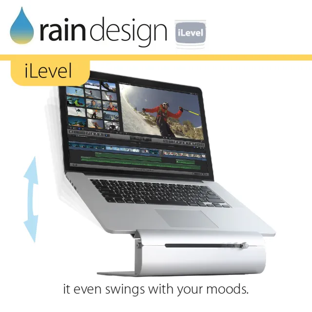 【Rain Design】iLevel 2 可調式全鋁筆電架