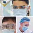 【Nutri Medic】全透明隔離護目鏡*5入+兒童防護隔離面罩*5入-家庭組(戴眼鏡適用 防疫防飛沫高透視)