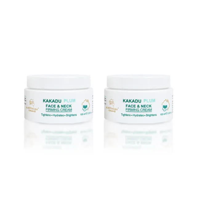 【澳洲 G&M 即期品】卡卡度玻尿酸水潤明亮臉頸霜-2026年7月到期(2入組 100ml/罐-專業級)