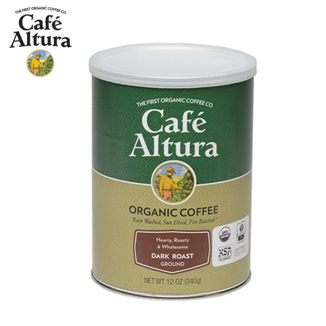 【Cafe Altura】有機深度烘焙研磨咖啡(339公克/罐)