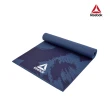 【REEBOK】防滑波紋瑜珈墊-筆刷藍(4mm)