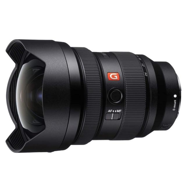 SONY 索尼 SEL1224GM FE 12-24mm F2.8 GM 超廣角變焦鏡頭，最大光圈 F2.8 提供 122°-84° 廣闊視角，適用於 35mm 全幅及 APS-C 機身。採用 14 群 17 枚高品質鏡片結構，9 片光圈葉片打造柔美虛化效果。放大倍率 0.14x，鏡身尺寸約 97.6 x 137 mm，重量 847g，輕巧耐用。專為 SONY E-Mount 無反相機設計，適合風景、建築及室內攝影。公司貨，享 24 個月保固，專業 GM 系列鏡頭首選。