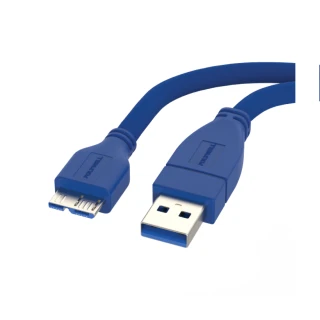 【POLYWELL】USB3.0 Type-A公對Micro-B公 5Gbps高速傳輸線 50公分