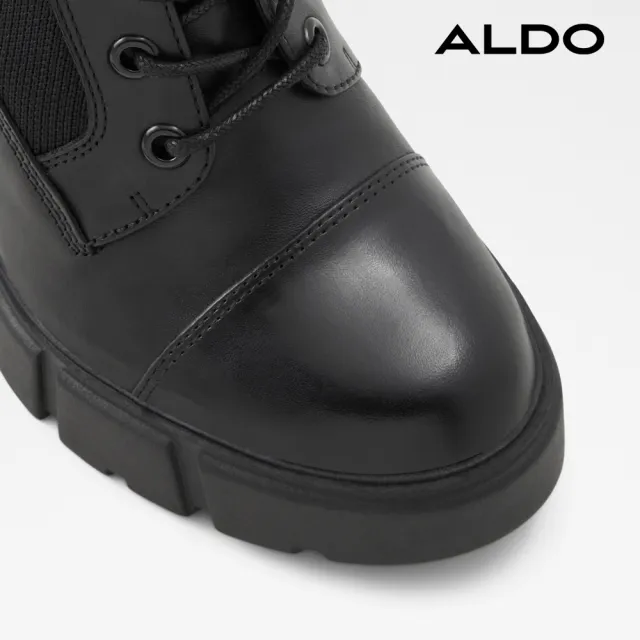 【ALDO】REBEL-時尚高跟綁帶襪靴-女靴(襪靴)