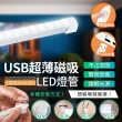 【新一代】線控USB超薄磁吸LED燈管/燈條42CM(可接行動電源使用@)