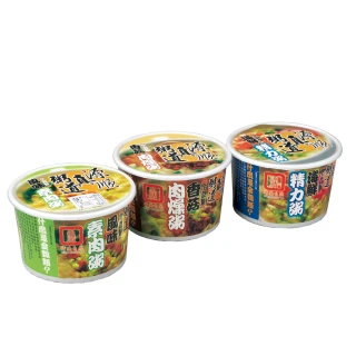 【源順】真粥道系列/60g/碗-12碗口味任選(素肉粥/香菇肉燥/海鮮精力粥)