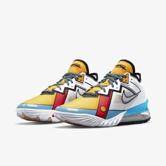 NIKE 耐吉】Nike LeBron XVIII Low EP 男籃球鞋18代明星款氣墊緩震白彩