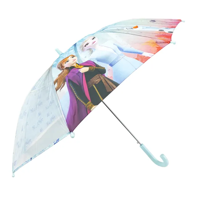 【Disney 迪士尼】Pickin冰雪奇緣53公分雨傘(自動傘 直立傘)