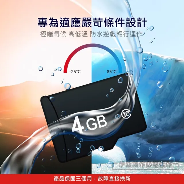 【伊德萊斯】兩入組 高速記憶卡 4G 4GB 附卡盒(PH-58A micro SD TF 行車紀錄器 相機 攝影機 switch)