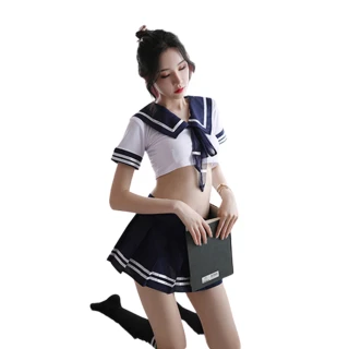 【Sexy night】性感女高校水手服角色扮演情趣衣-9015(水手服+黑襪)