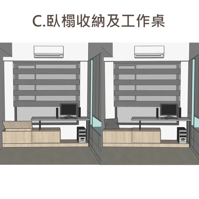 【MIDUOLI米多里】主臥室北歐收納輕裝修(米多里設計)