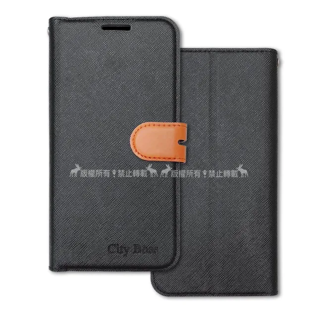 【CITY都會風】三星Samsung Galaxy Note10 Lite 插卡立架磁力手機皮套 有吊飾孔