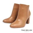 【TINO BELLINI 貝里尼】巴西進口完美自信高跟短靴FOO0006(棕)