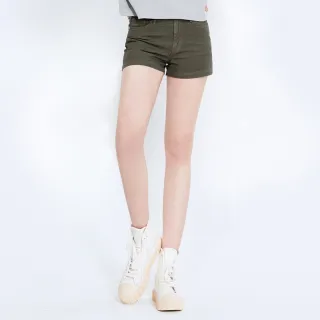 【BRAPPERS】女款 Boy Friend系列-全棉中腰短褲(綠)