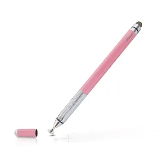 【DW 達微科技】eFocus愛戀粉紅 DP22雙頭圓盤網狀細字觸控筆