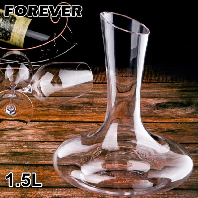 日本FOREVER 玻璃無柄斜口醒酒壺/分酒器(1500ML)