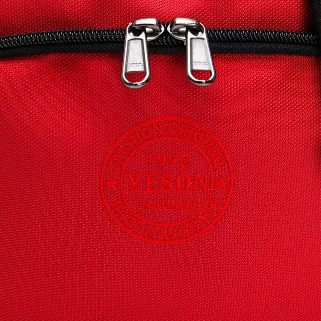 【YESON】台灣精品三層拉鍊隔層輕巧橫式小側背包