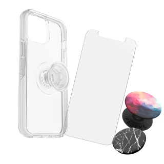 【OtterBox】iPhone 13 6.1吋 聯名泡泡騷保護殼+保護貼+泡泡騷 超值套組