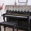 【美佳音樂】鋼琴罩/防塵罩/鋼琴蓋布 歐式刺繡蕾絲系列-灰棕色(鋼琴罩)