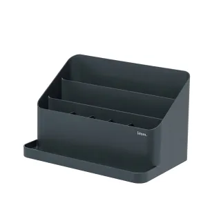 【LITEM 里特】階梯式分隔桌上收納架-普魯士藍(桌面整理/辦公收納/收納盒)
