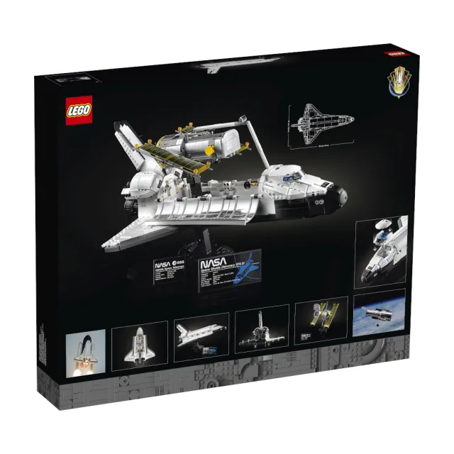 【LEGO 樂高】Icons 10283 NASA Space Shuttle Discovery(發現號 太空梭 太空玩具 禮物)