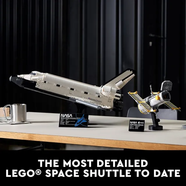 【LEGO 樂高】Icons 10283 NASA Space Shuttle Discovery(發現號 太空梭 太空玩具 禮物)