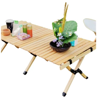 【May shop】戶外折疊桌蛋捲桌 便攜折疊桌