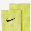 【NIKE 耐吉】襪子 中筒襪 Nike Everyday Plus 紮染 渲染 緩震 運動襪 長襪 兩雙一組 黃橘(DM3407-904)