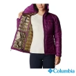 【Columbia 哥倫比亞 官方旗艦】女款-Omni-Heat金鋁點極暖800羽絨連帽外套-紫色(UWR7942PL  / 金鋁點極暖 .