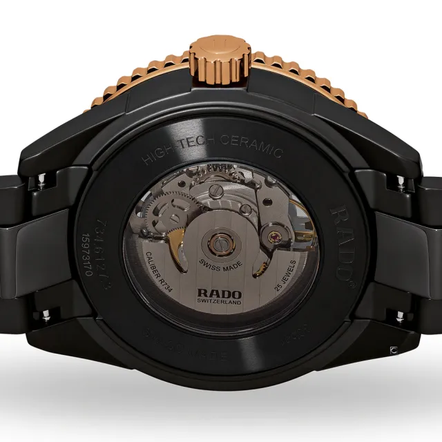 【Rado 雷達表】官方授權 庫克船長 CAPTAIN COOK HIGH-TECH CERAMIC機械腕錶 R02   母親節(R32127162)