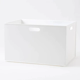 【NITORI 宜得利家居】收納盒 N INBOX W 寬高型 標準型 WH(收納籃 收納盒 整理盒)