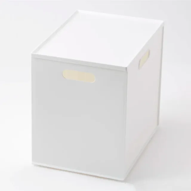 【NITORI 宜得利家居】收納盒 N INBOX W 窄高型 直式半格型 WH(收納籃 收納盒 整理盒)