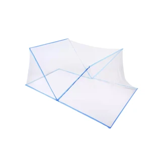 免安裝折疊式蚊帳雙人加大款2入組(長190X寬160X高80cm)