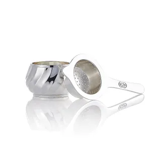 【TWG Tea】茶宴濾茶器 English Tea Strainer with Drip Bowl(螺旋)