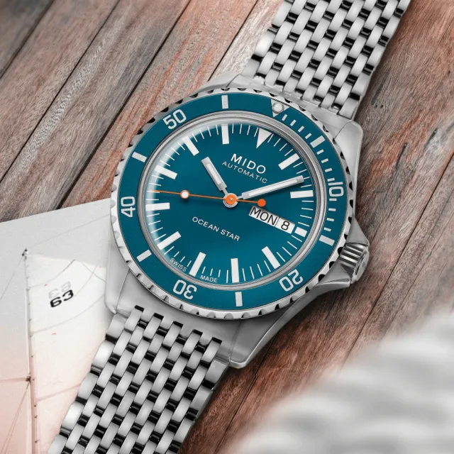 【MIDO 美度】OCEAN STAR 海洋之星 75週年特別版 潛水機械腕錶 送禮推薦 禮物(M0268301104100)
