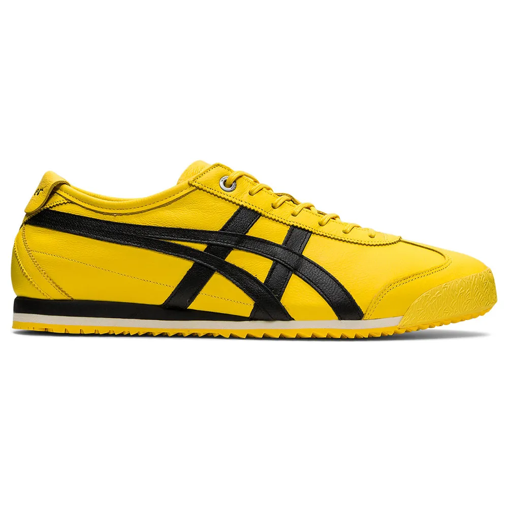 【Onitsuka Tiger】鬼塚虎 官方旗艦店 MEXICO 66 SD 休閒鞋 黃底黑線(1183A872-750)