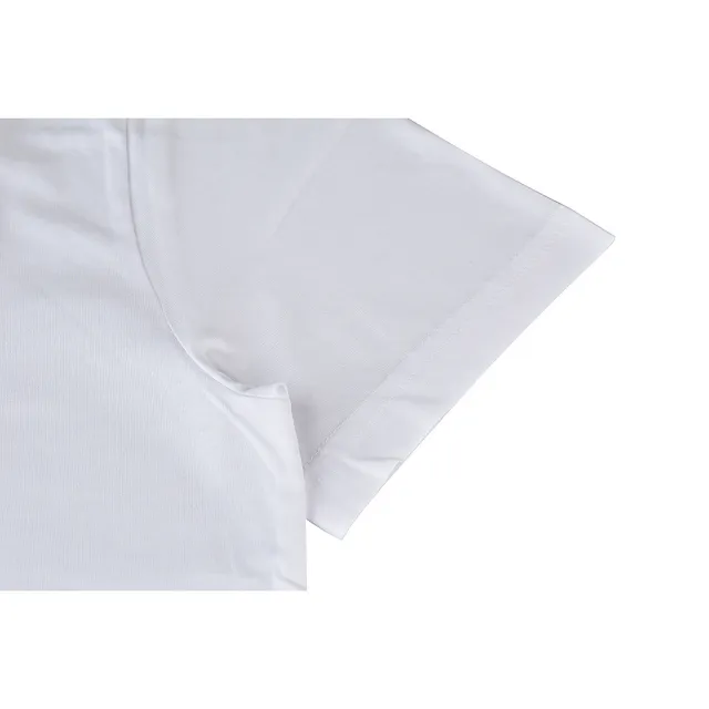 【EMPORIO ARMANI】EMPORIO ARMANI印花藍字母OGO純棉短袖T恤(M/L/XL/白)