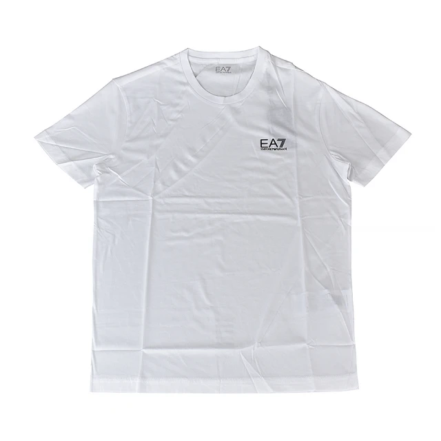 EMPORIO ARMANI EMPORIO ARMANI EA7黑字母LOGO純棉短袖T恤(S/L/XL/白)